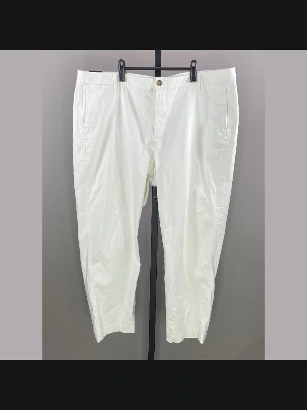 NEW J Crew Pants Womens 20 off white straight leg girlfriend chino preppy casual
